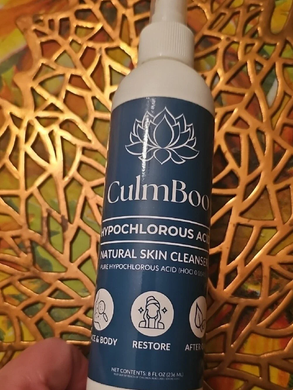 Hypochlorous Natural Skin Cleanser - Blue